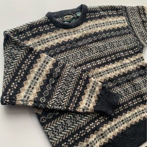 Vintage grandpa sweater oversized size M